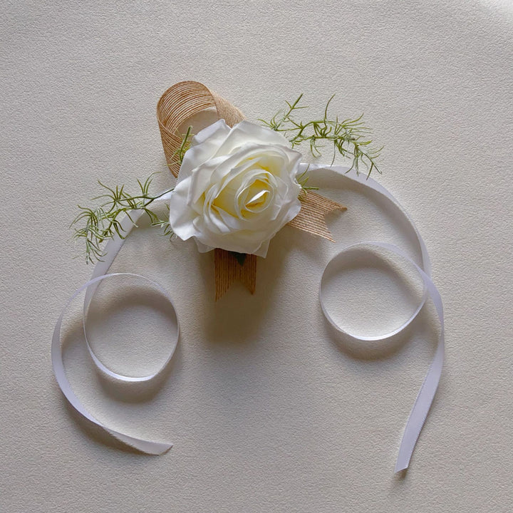 Elegante Bloem Corsage voor Haar