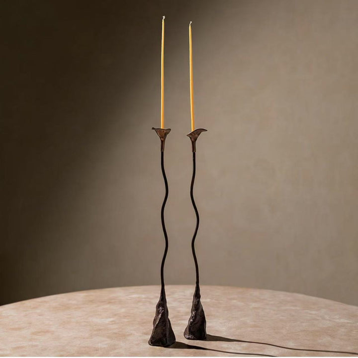 Abstract Decoratieve Kaarsenstandaard