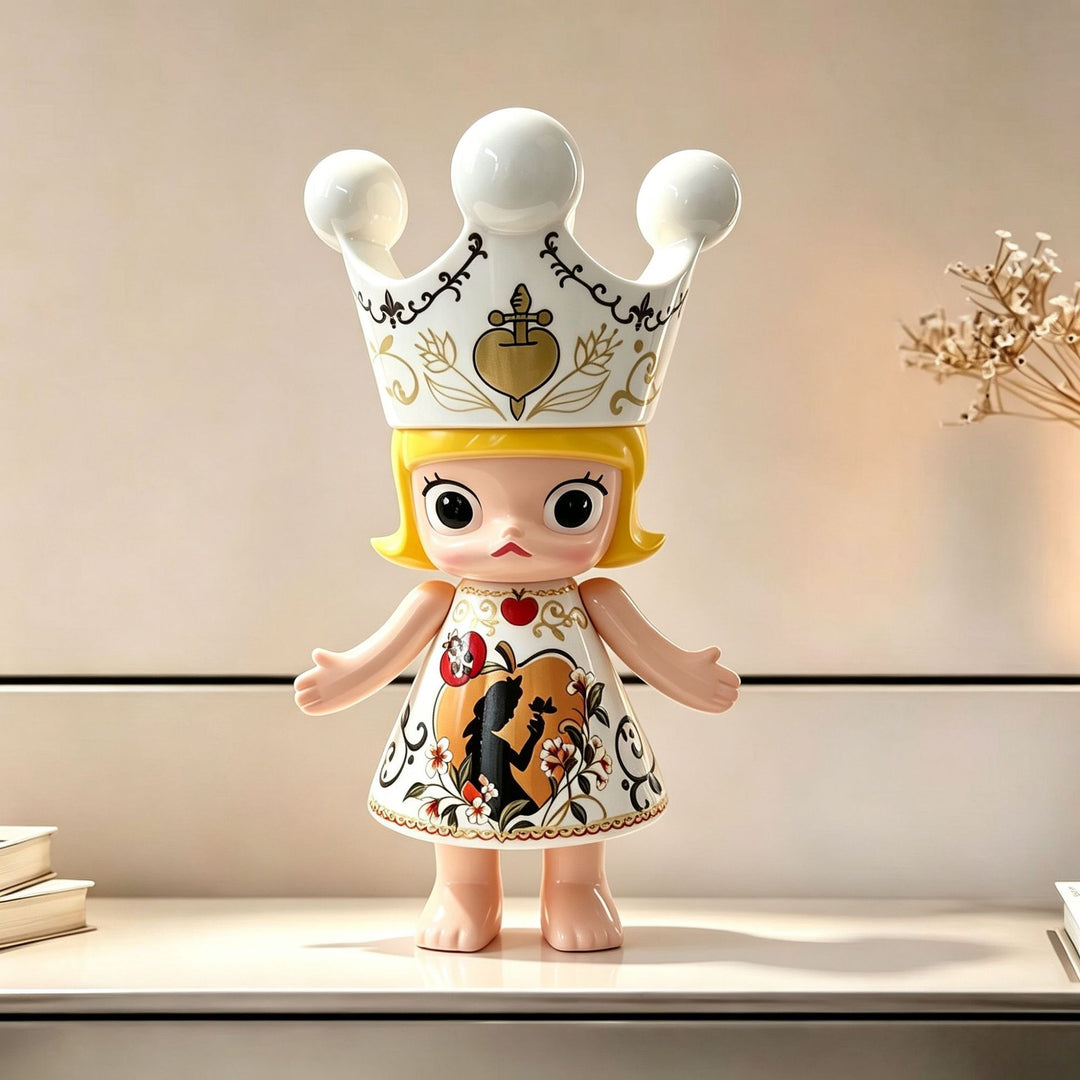 Decoratieve Gekroonde Popfiguur voor Thuis Decoratie