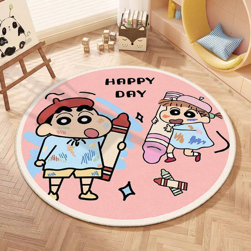 Leuke Cartoonfiguur Ronde Vloerkleed