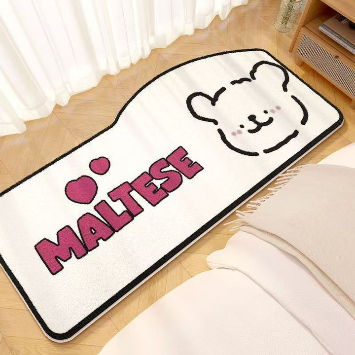Cartoon Hondenvormige Decoratieve Vloerkleed voor Thuis