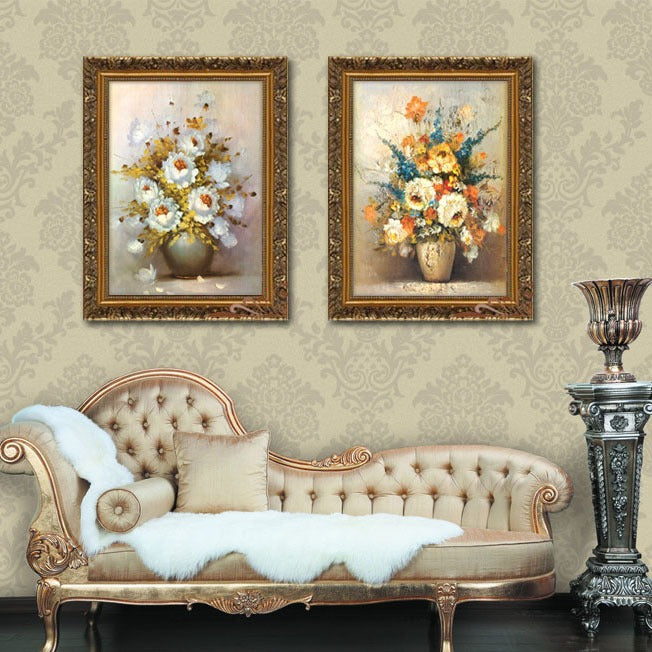 Ornate Floral Wanddecoratie