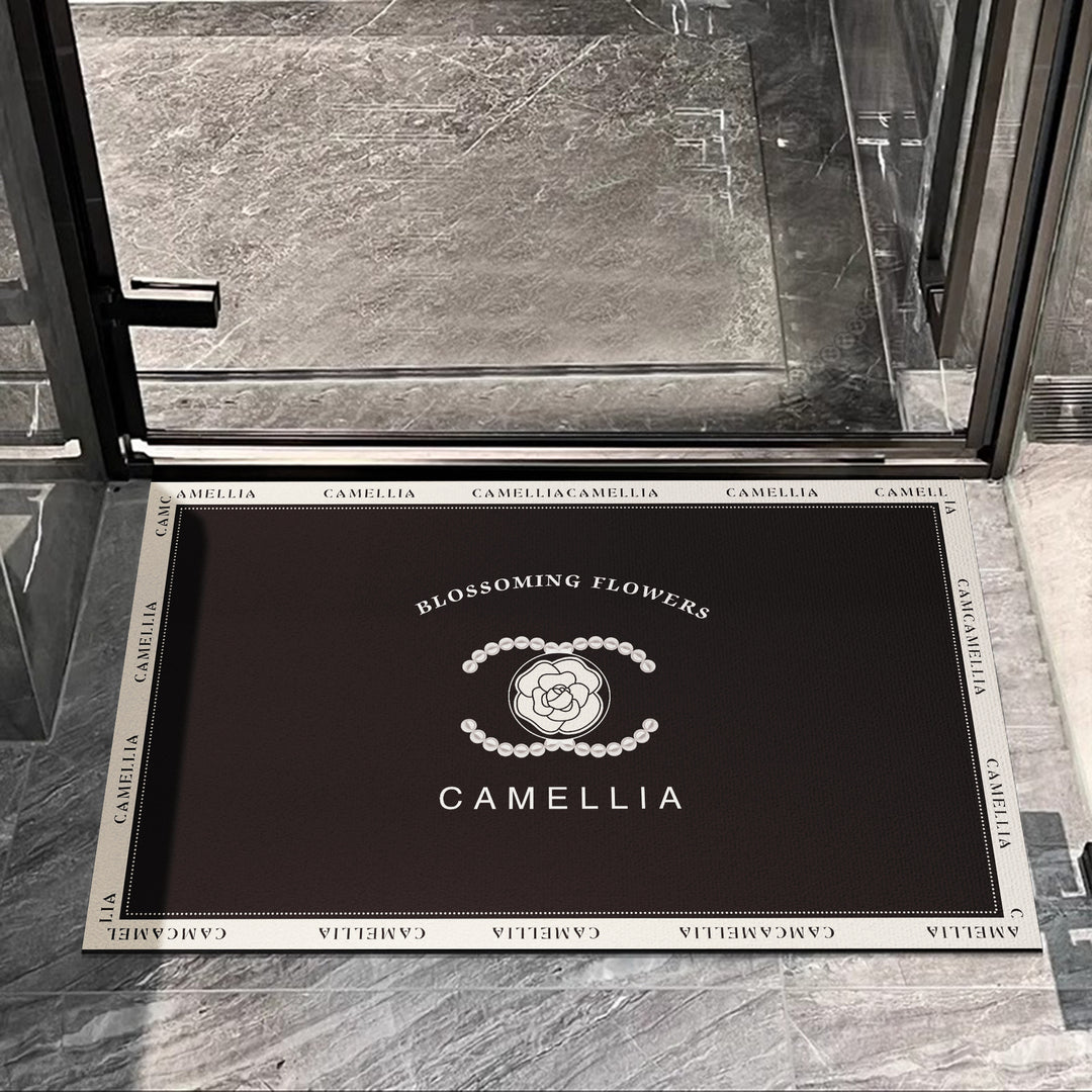 Elegante Ovale Decoratieve Gebiedsmat voor Thuis