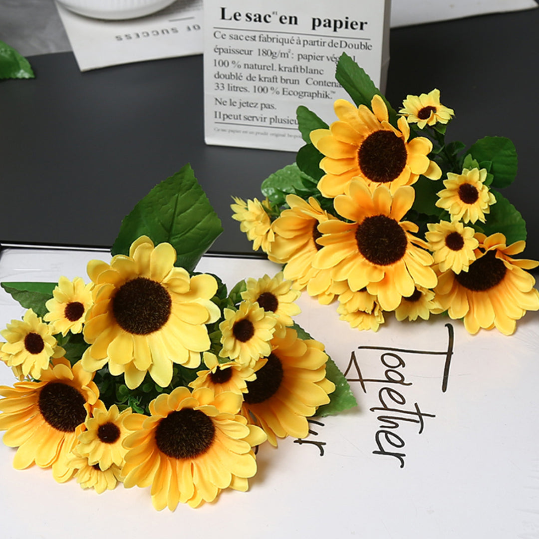 Decoratieve Zonnebloemboeket voor Huisdecoratie Display
