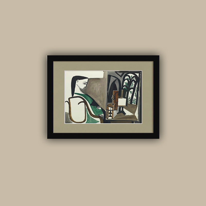Gekaderde Abstracte Kunstprint
