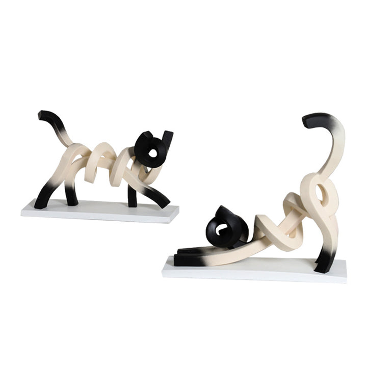 Abstract Art Kat Sculptuur