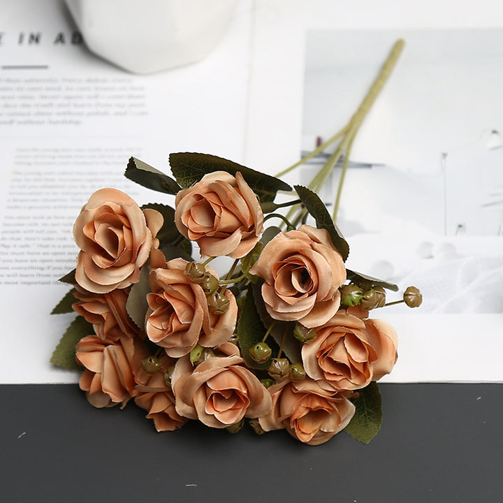 Decoratieve Zijde Rozenboeket voor Woondecoratie