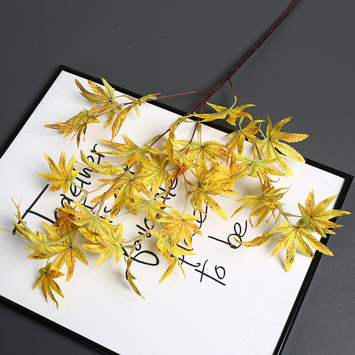 Decoratieve Nep Maple Leaf Steel voor Hu decor