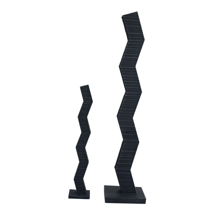 Abstract Zigzag Decoratieve Sculptuur