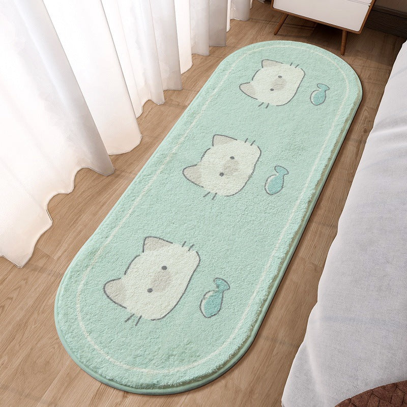 Zachte Pluche Bunny Themed Vloerkleed