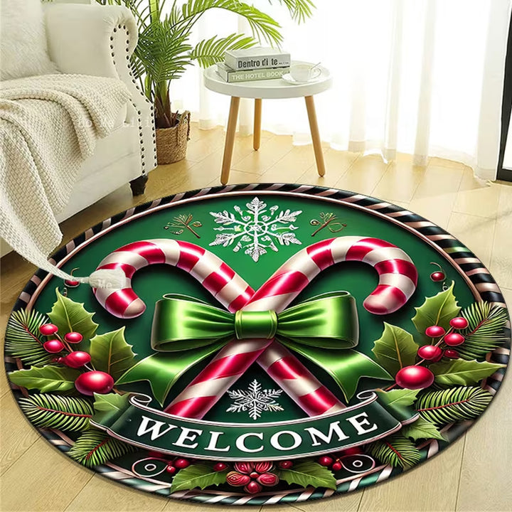 3D Kerstthema Tapijt