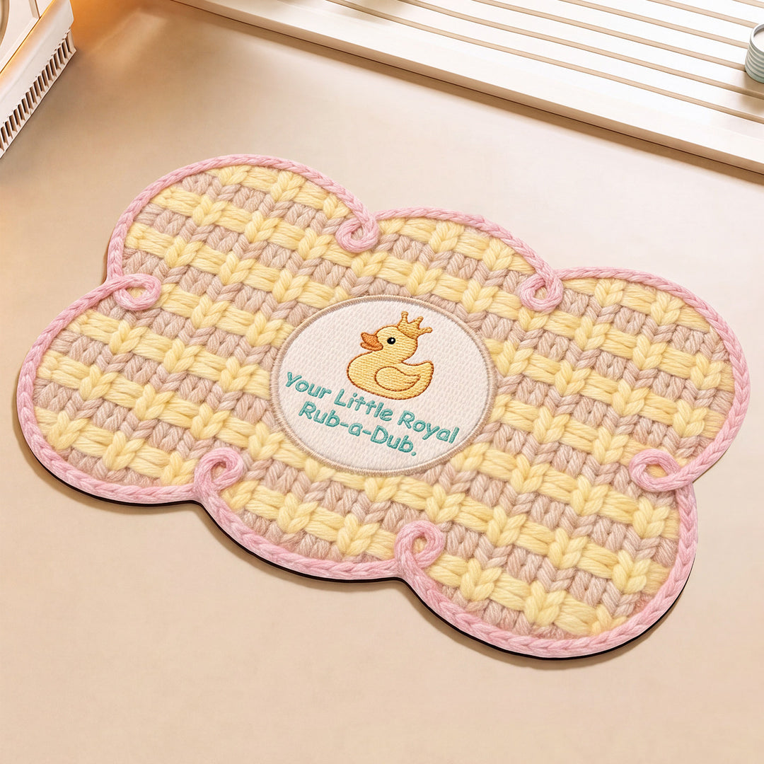 Cloud-vormige Decoratieve Badmat