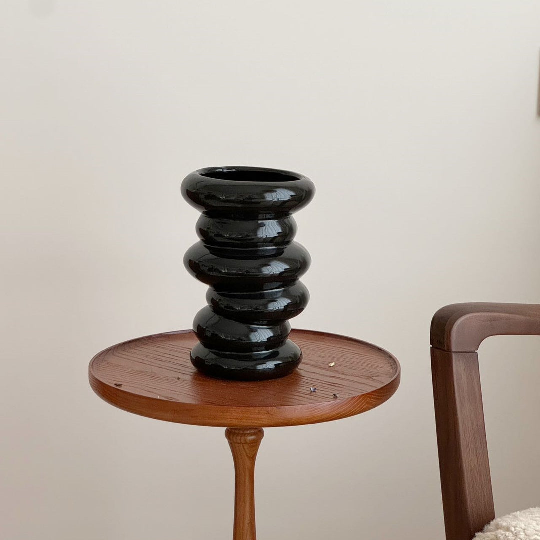 Moderne Sculpturale Keramische Vaas