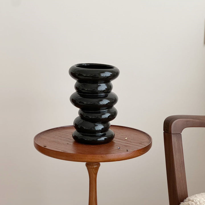 Moderne Sculpturale Keramische Vaas