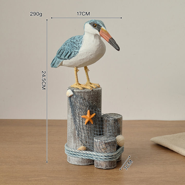 Zeemeeuw Decoratieve Beeld Accent