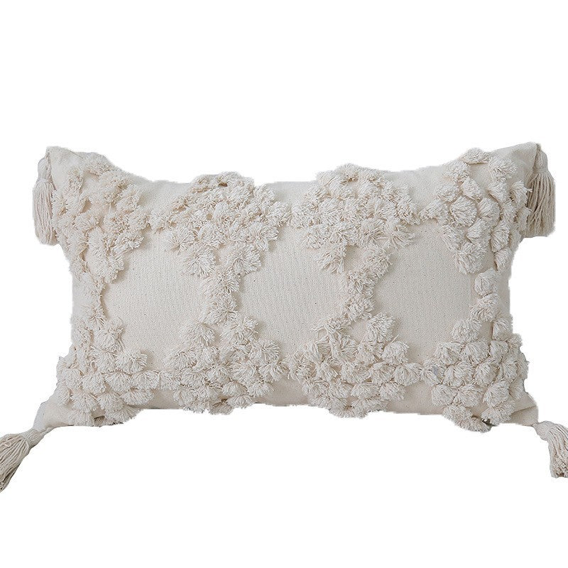 Textured Plush Decoratieve Sierkussen