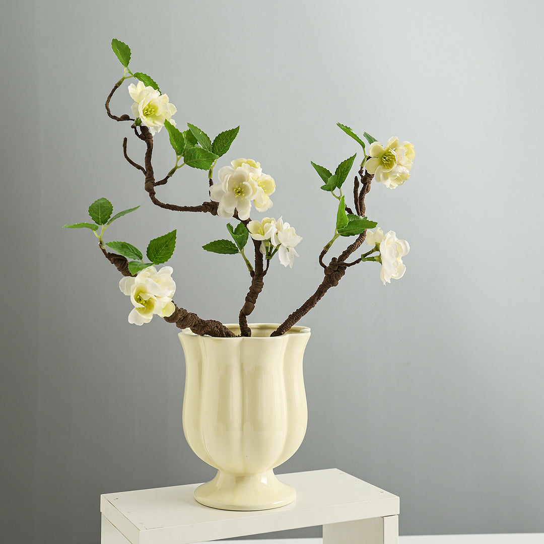 Elegante Gesculptuurde Keramische Bloempot