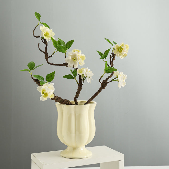 Elegante Gesculptuurde Keramische Bloempot