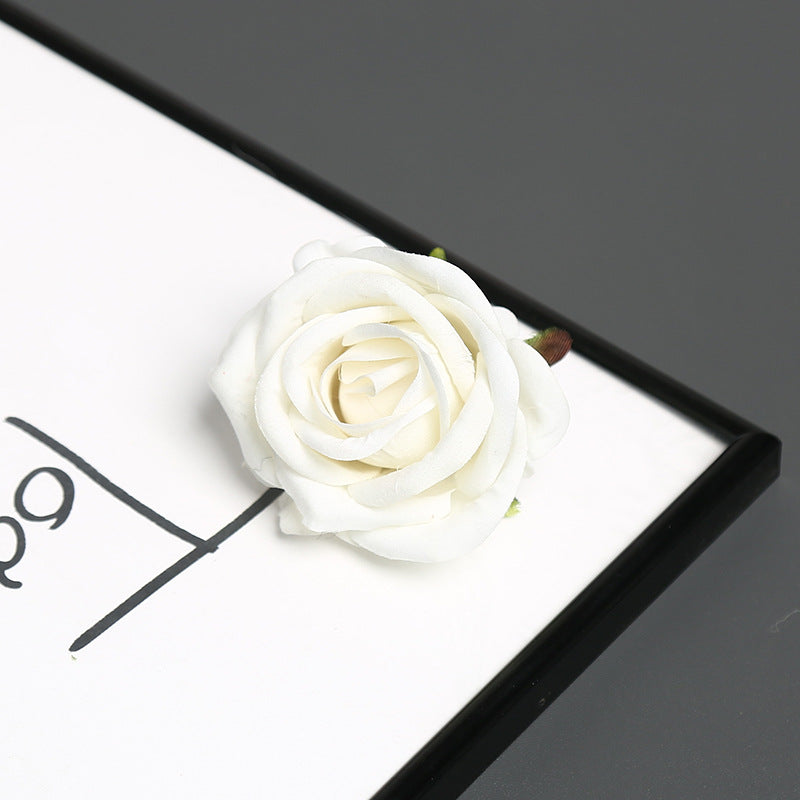 Elegante Zijde Rozen Speld voor Decoratief Gebruik