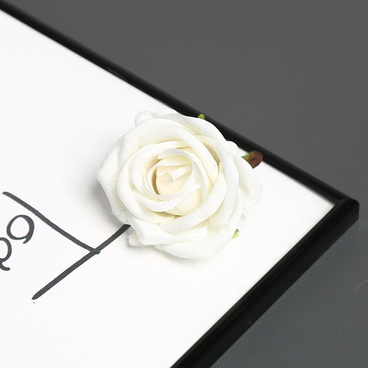 Elegante Zijde Rozen Speld voor Decoratief Gebruik