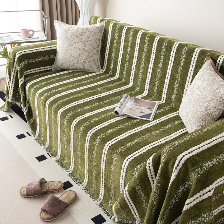 Textured Knit Bankdeken