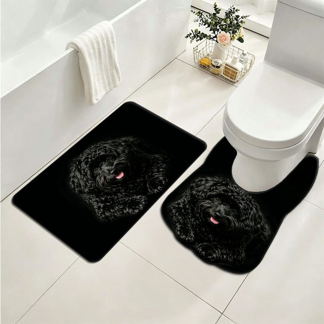 Panda-Thema Pluche Toiletmat Set