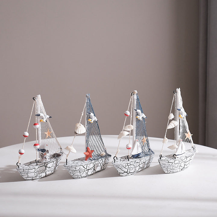 Nautische Zeilboot Tafelmiddenstuk