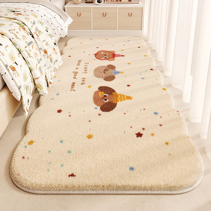 Kinderen's Fun-Thema Pluche Vloerkleed voor Thuis