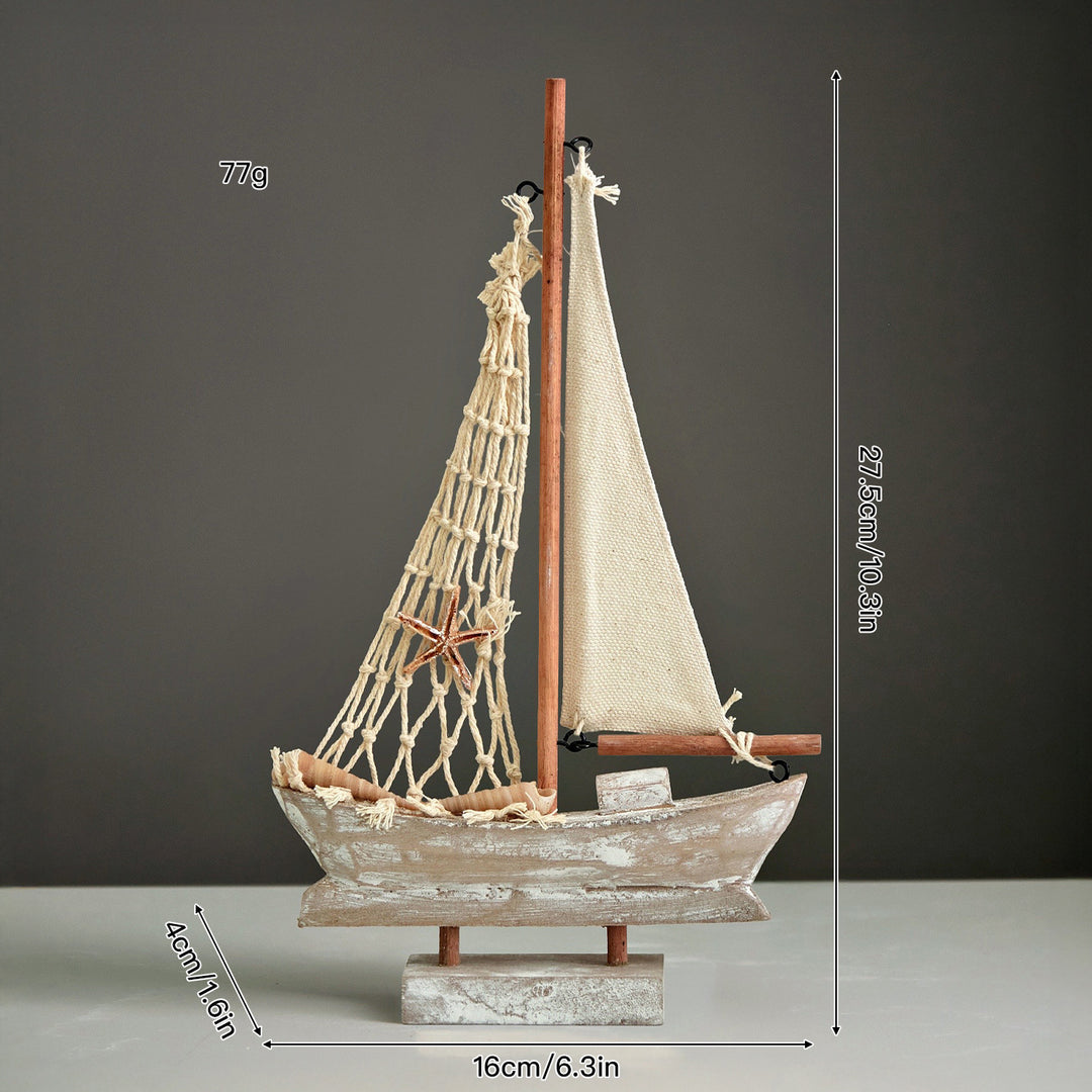 Decoratieve Zeilboot Woonaccent