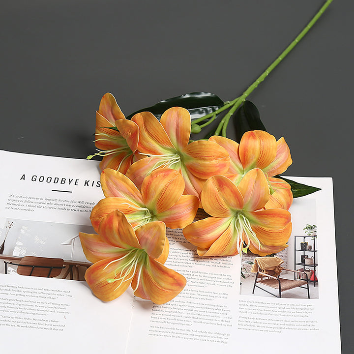 Realistische Zijde Bloem Steel Arrangment