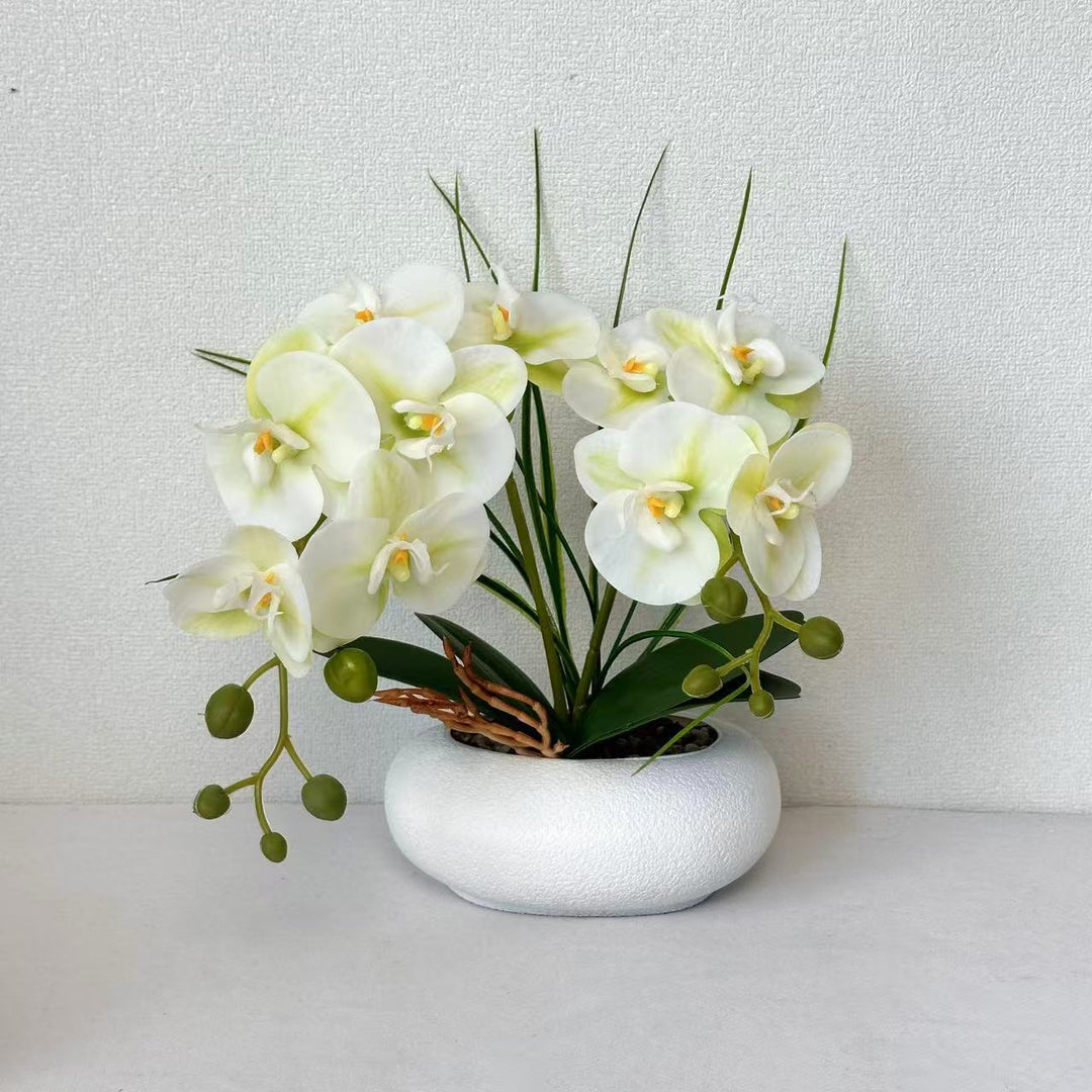 Levensechte Orchidee Bloemboeket Arrangeren
