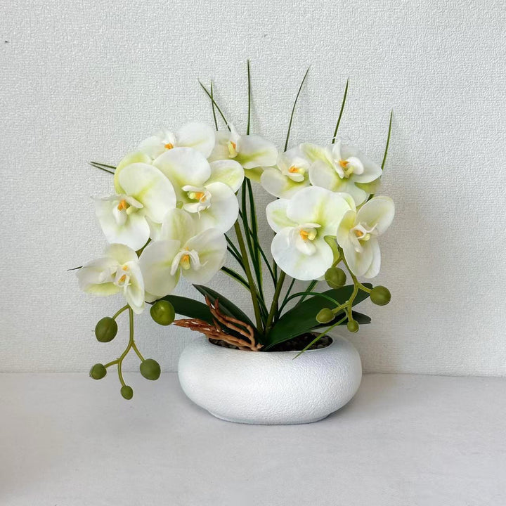 Levensechte Orchidee Bloemboeket Arrangeren