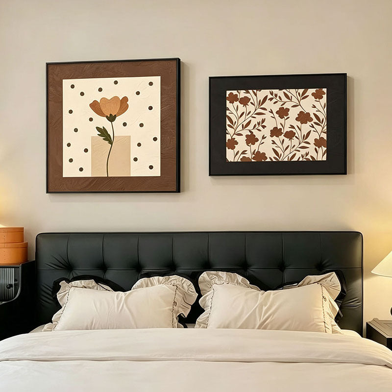 Contemporary Floral Muurkunst Set
