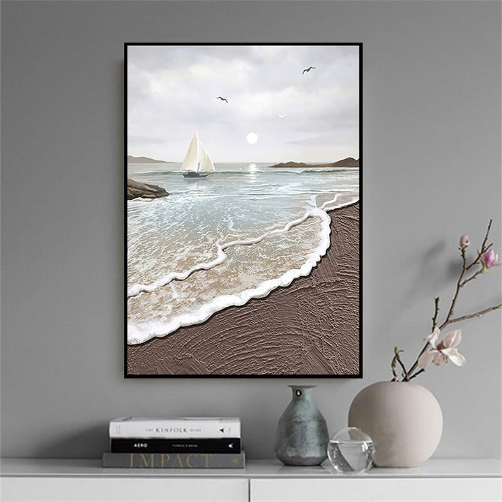 Kust Sereniteit Canvas Art