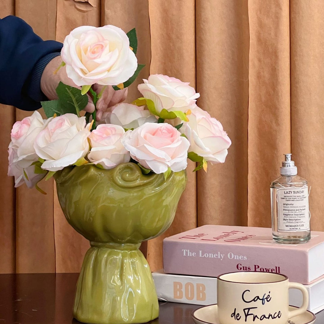 Decoratieve Bloemvormige Vaasje voor Huisdecoratie