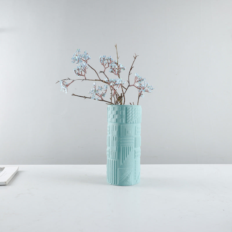 Textured Ceramic Decoratieve Vaas