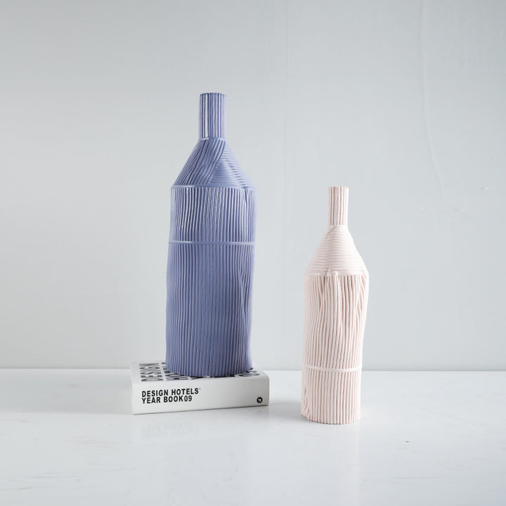 Decoratieve Gestreepte Keramische Vaasje