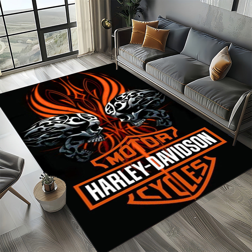 Harley Davidson Logo Vloerkleed