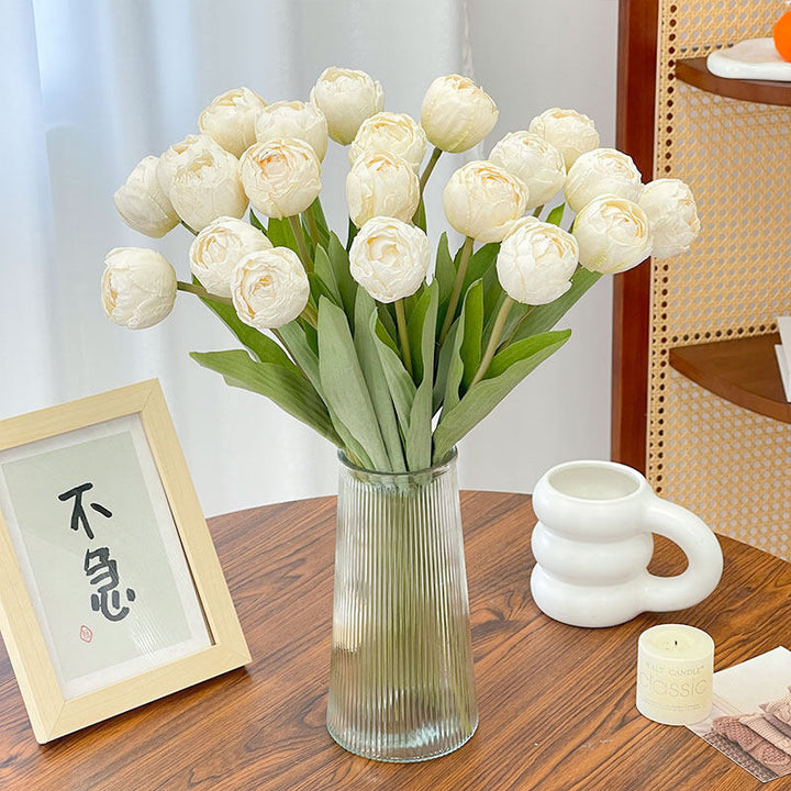 Levensecht Decoratief Zijden Tulpenboeket