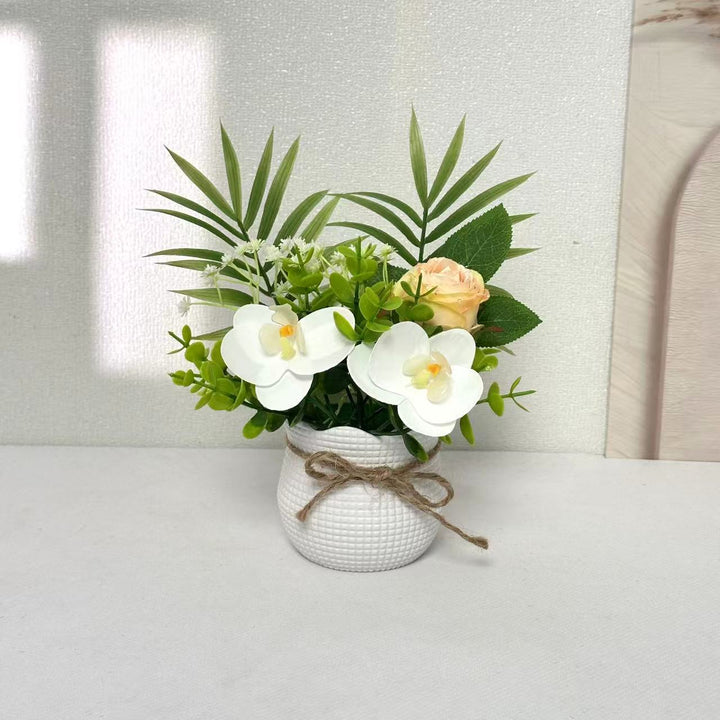 Decoratieve Kunstmatige Orchidee en Rozenarrangement voor Woondecoratie