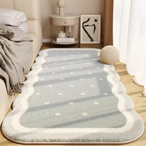 Zachte Pluche Decoratieve Vloerkleed
