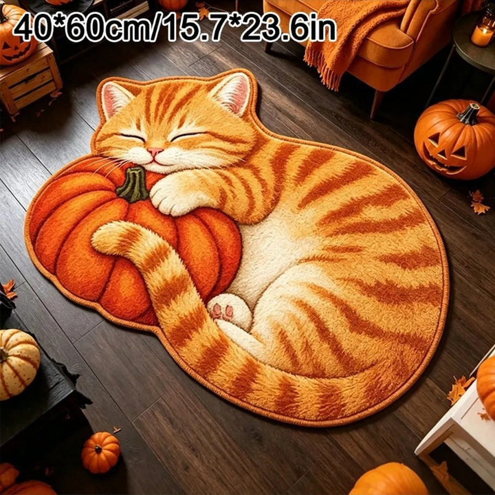 Schattige Kat-Thema Pluche Badmat