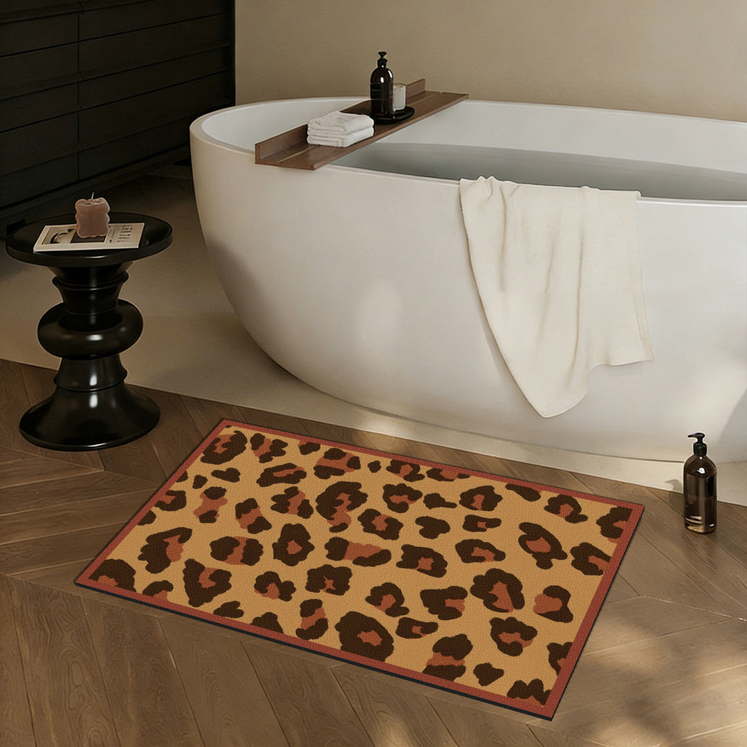 Decoratieve Luipaardprint Badmat