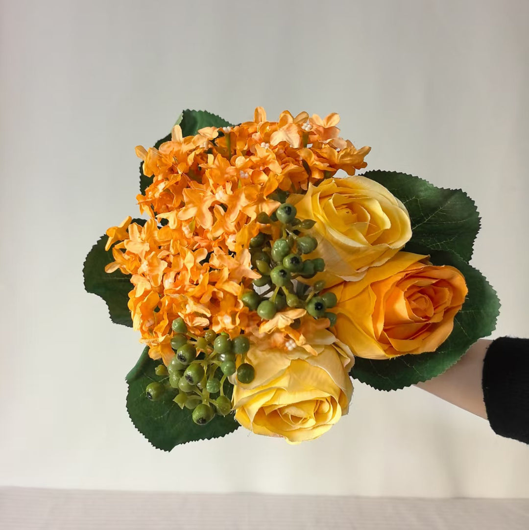 Romantische Bloemen Handboeket