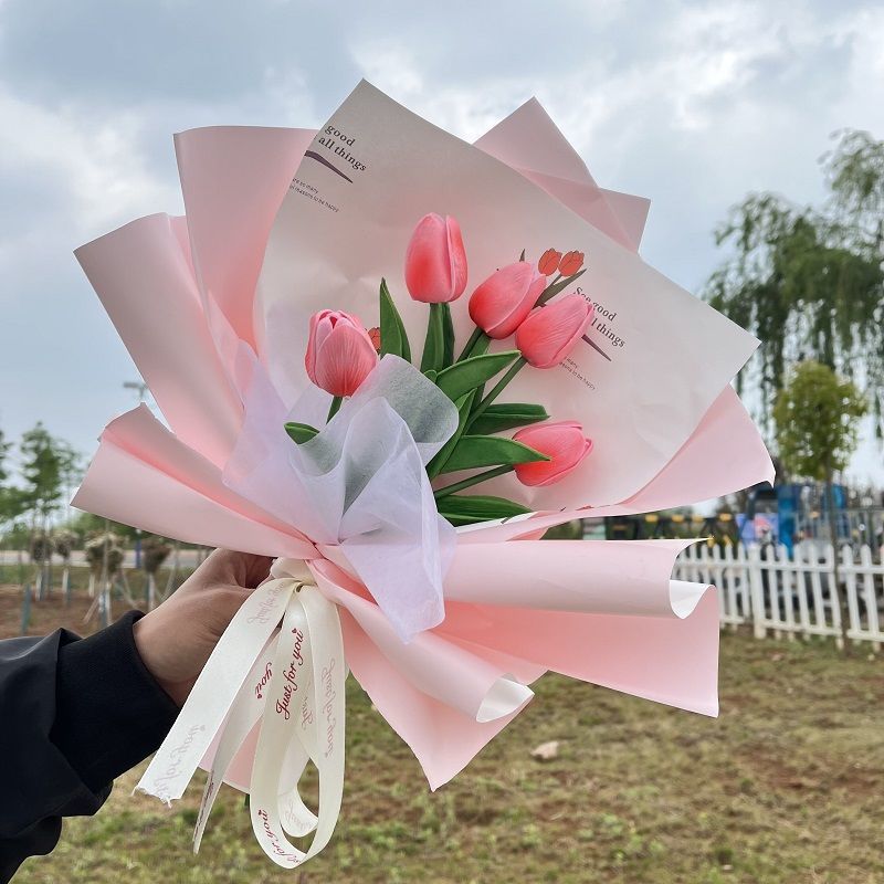 Decoratieve Kunstmatige Tulpenboeket