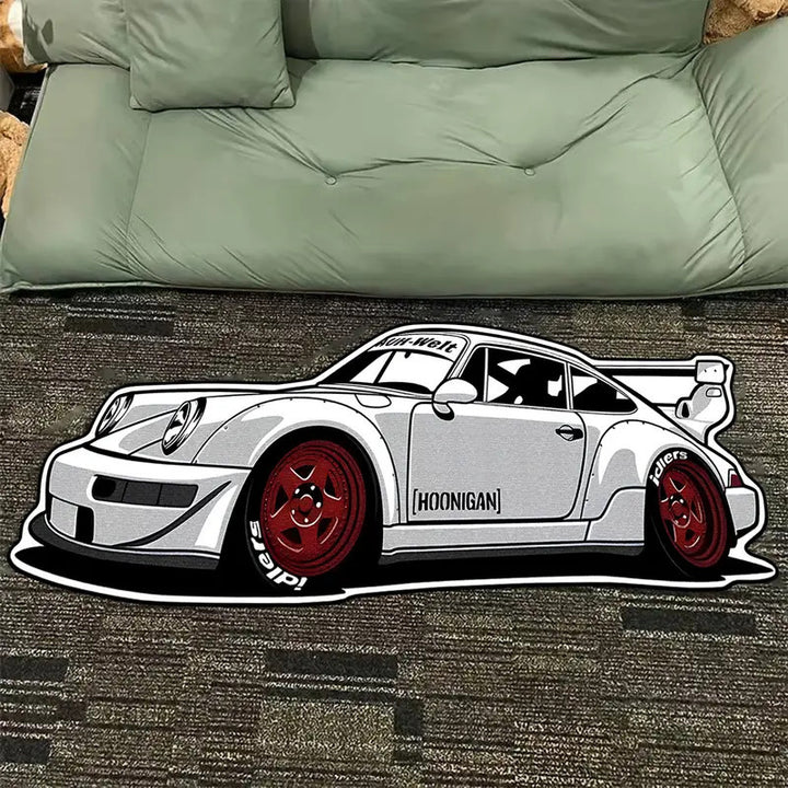 Sportauto-Thema Area Rug