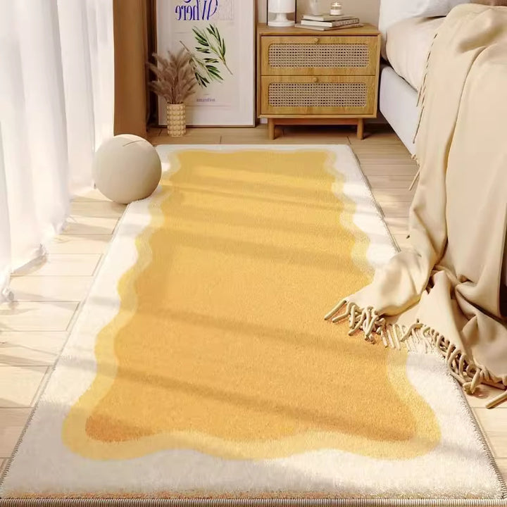Zachte Pluche Decoratieve Vloerkleed
