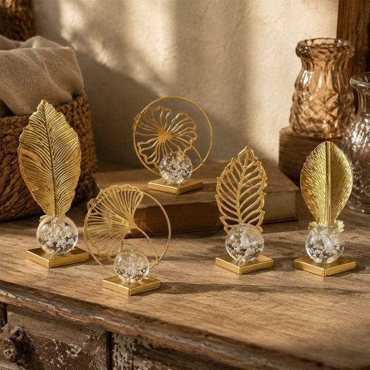 Elegant Bladeren Vormen Tafel Decor