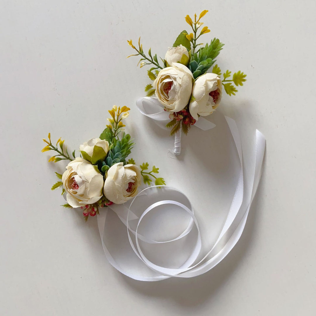 Elegante Bloemige Prom Corsage
