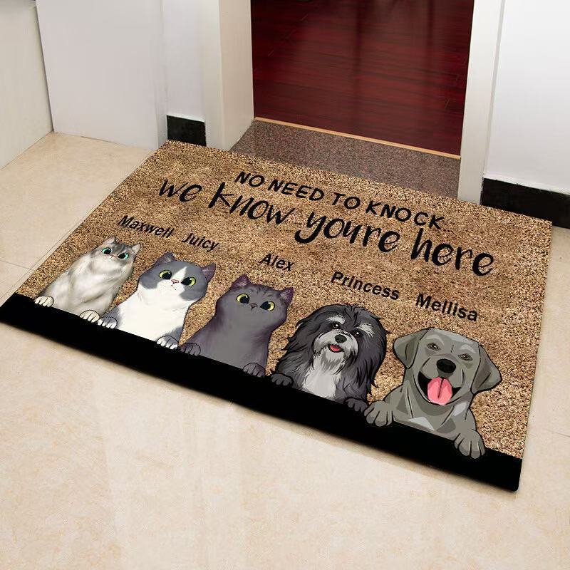 Artistiek Kat-Thema Gebiedsmat
